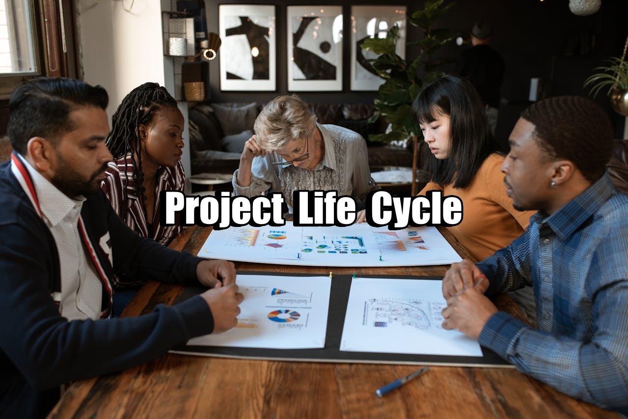 The Key Phases of the Project Life Cycle.